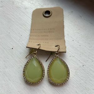 Francesca's Collections Jewelry - Mint | Translucent Tear Drop Earrings Francesca's Collections Jewelry - Mint | Translucent Tear Drop Earrings